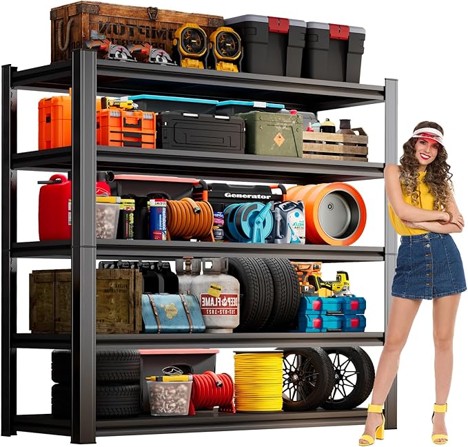 Garage Shelving 3000LBS Heavy Duty Shelving Units and Storage Shelves by ErgoNova