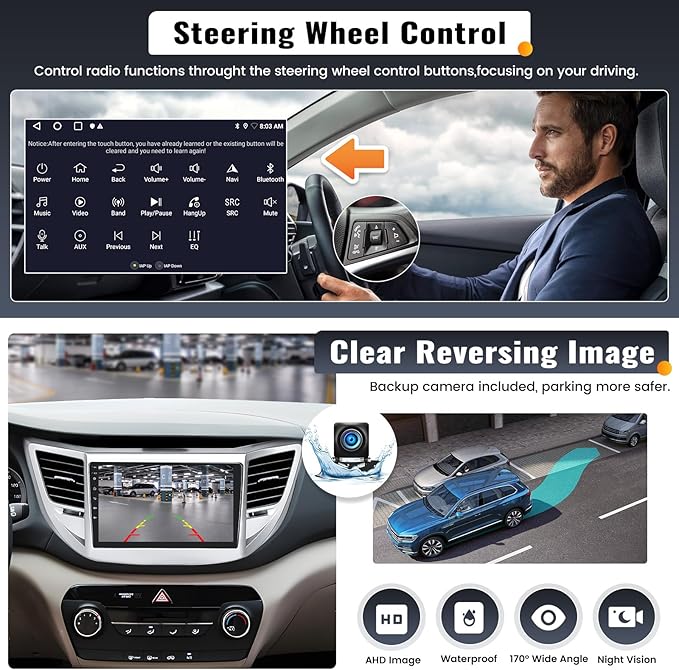 2G+32G 9 Inch Android Car Stereo - Image 8