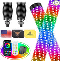 2PCS 1FT Fat Whip Lights for UTV ATV by Ehaho