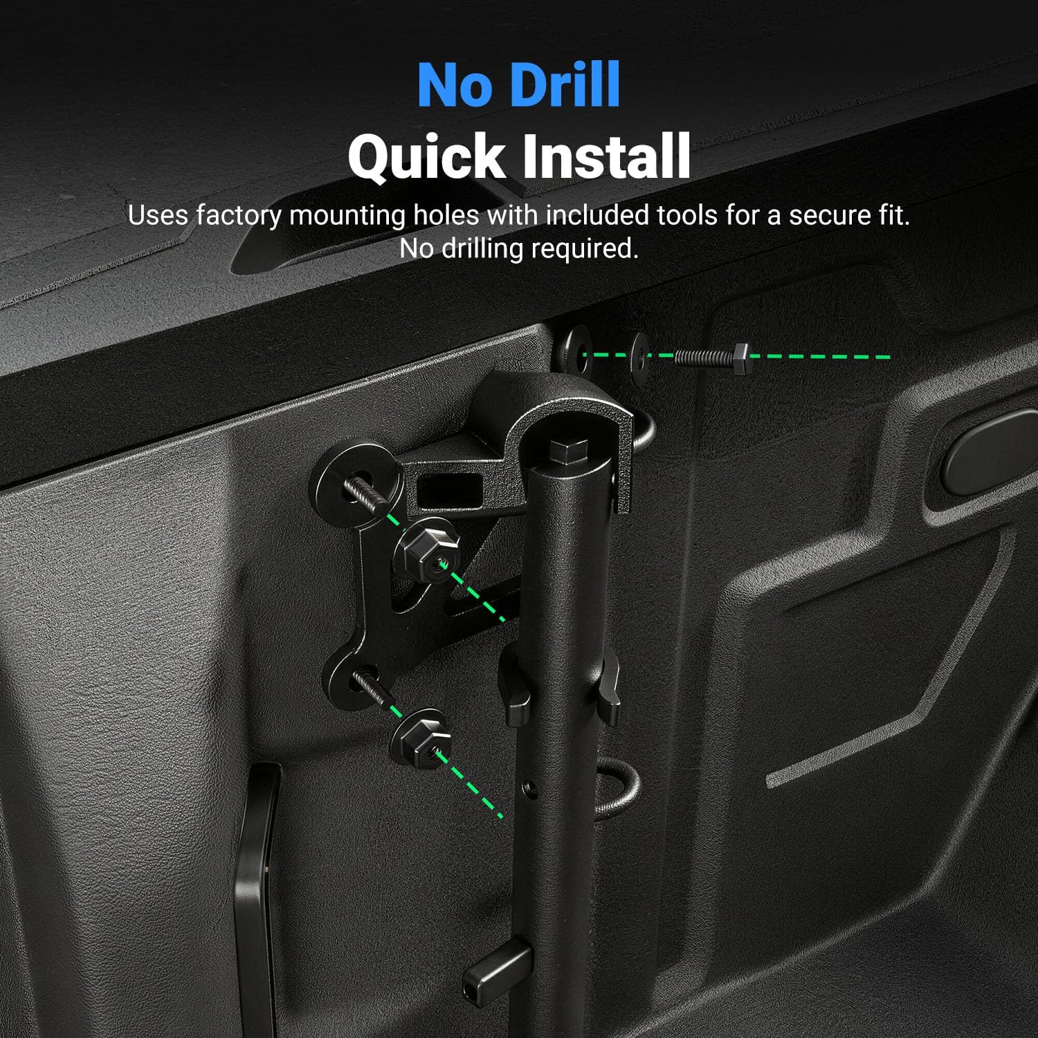 Driver Side Tailgate Step Handle Compatible with 2019-2026 Chevy Silverado GMC Sierra 1500 20-26 2500HD 3500HD Rear Assist Handle Replacement for 2019-2026 Chevy Silverado Accessories