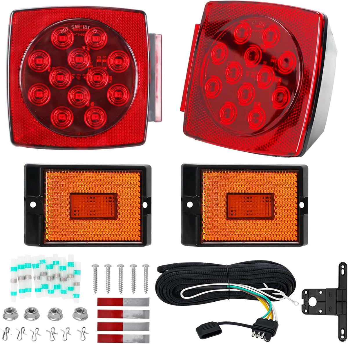 led trailer lights kit submersible boat trailer lights, main product view