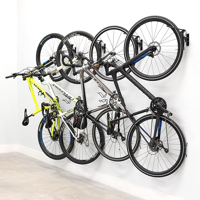 StoreYourBoard Bike Swivel Rack – Wall Mounted Garage Bike Storage, Vertical by StoreYourBoard