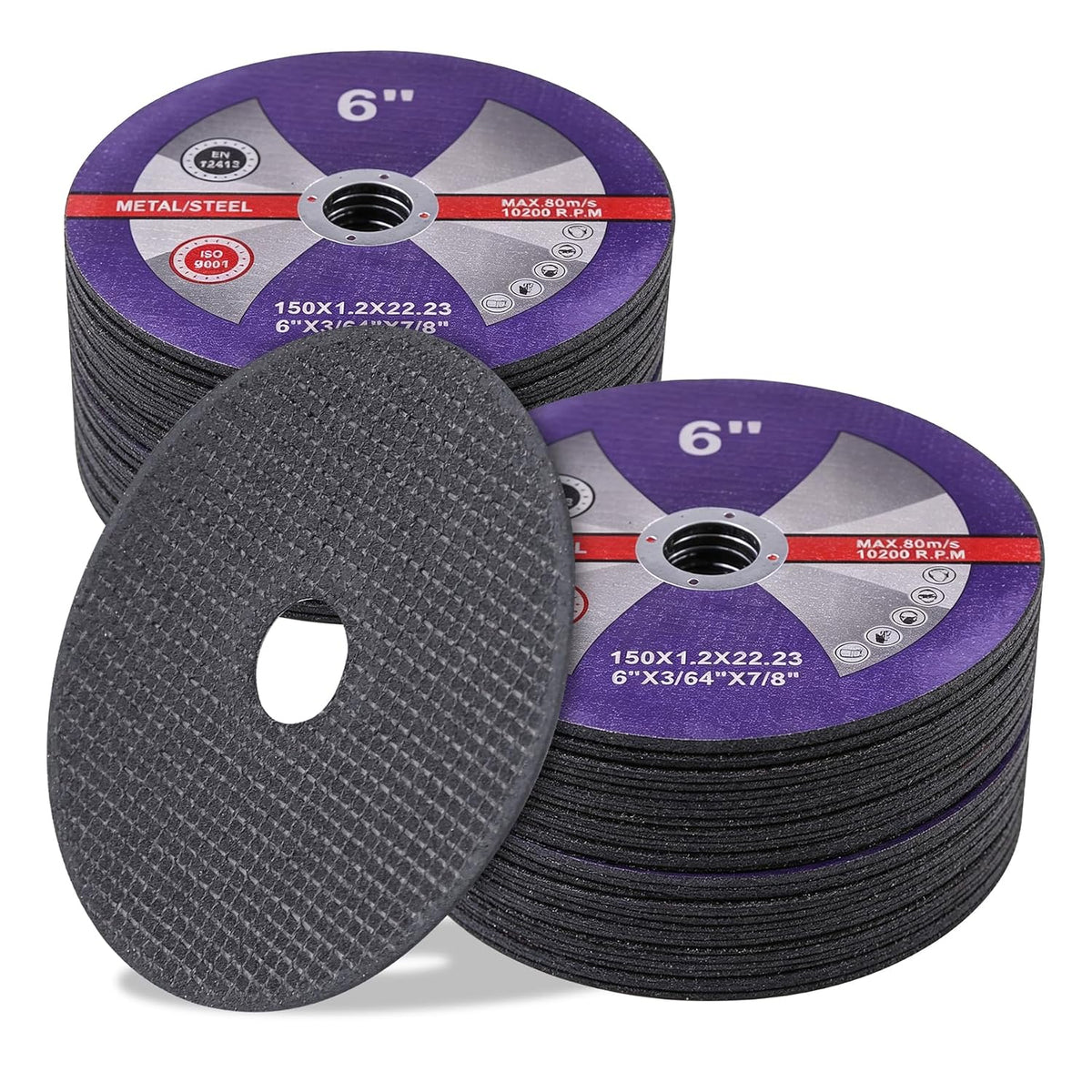 cut off wheels, 6" x 0.5" x 7/8", main product view