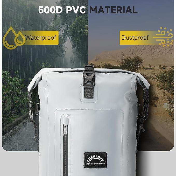 Motorcycle Tail Bag, 15L Waterproof Motorcycle Saddle Bag, 2 Size and 3 Color - Image 5