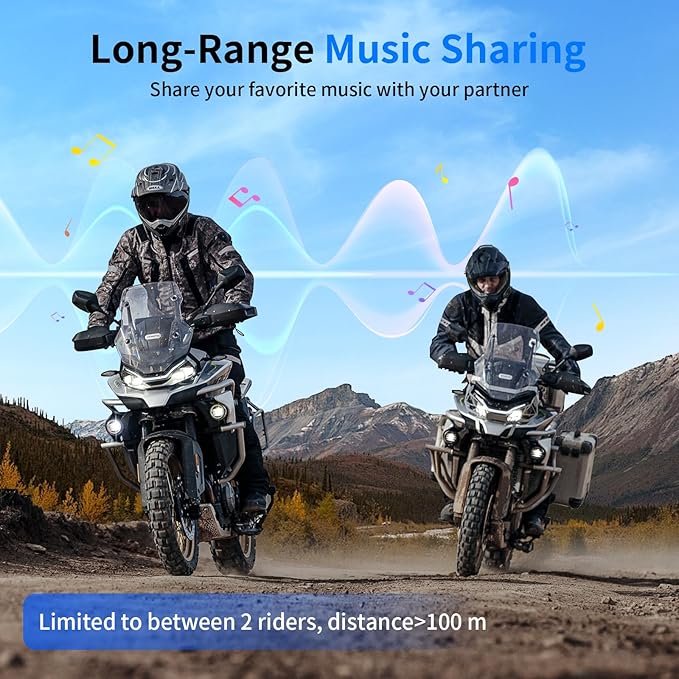 Fodsports M1-S Air Motorcycle Bluetooth Headset - Image 3
