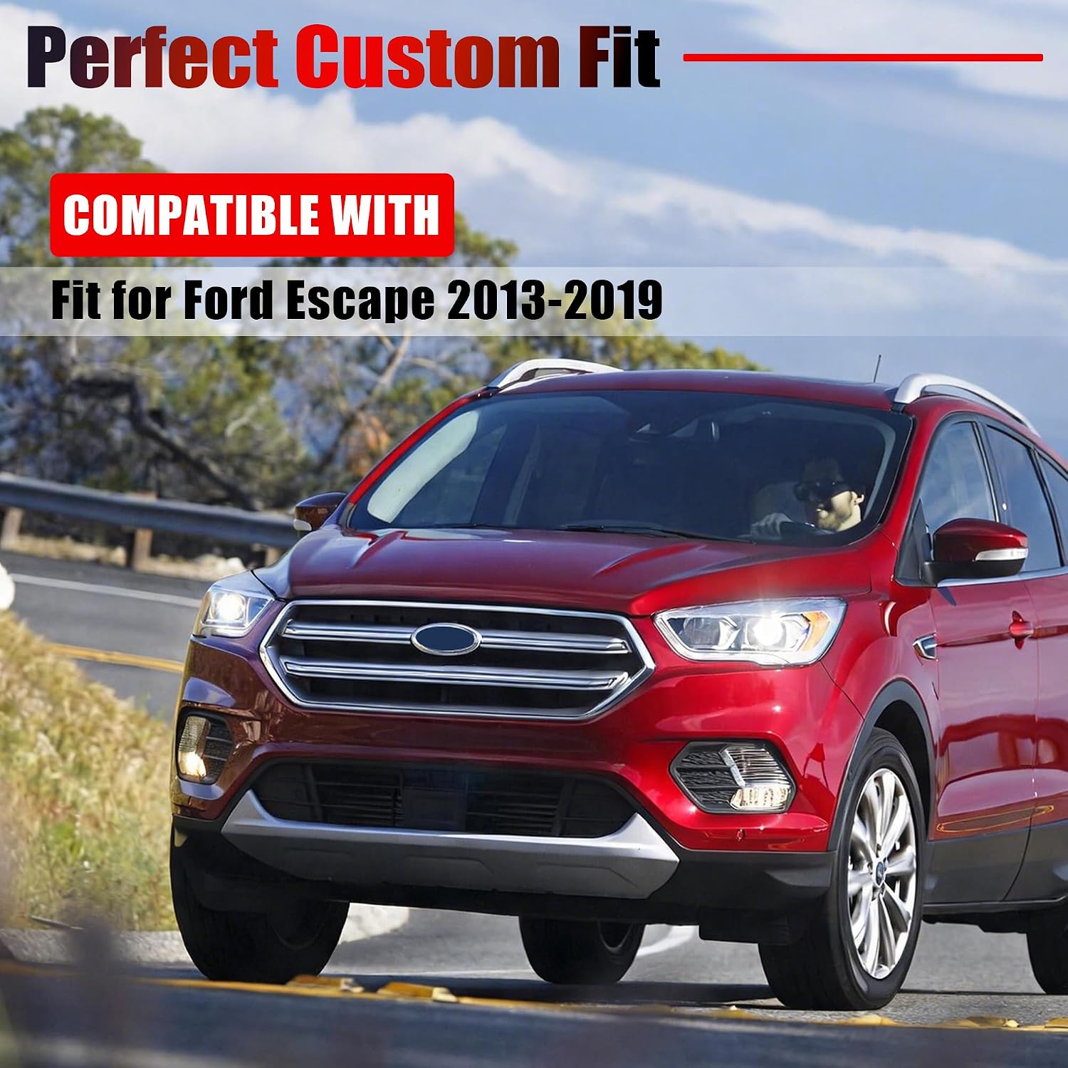 Liftgate Inside Pull Handle Fit for 2013-2019 Ford Escape, Tailgate Grab Handle Replaces CJ5Z78434A14AA 7831458-AA