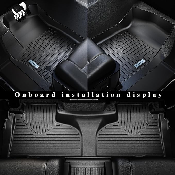 Floor Mats & Trunk mat for 2021-2024 2025 Chevrolet Suburban 8 Seats - Image 4