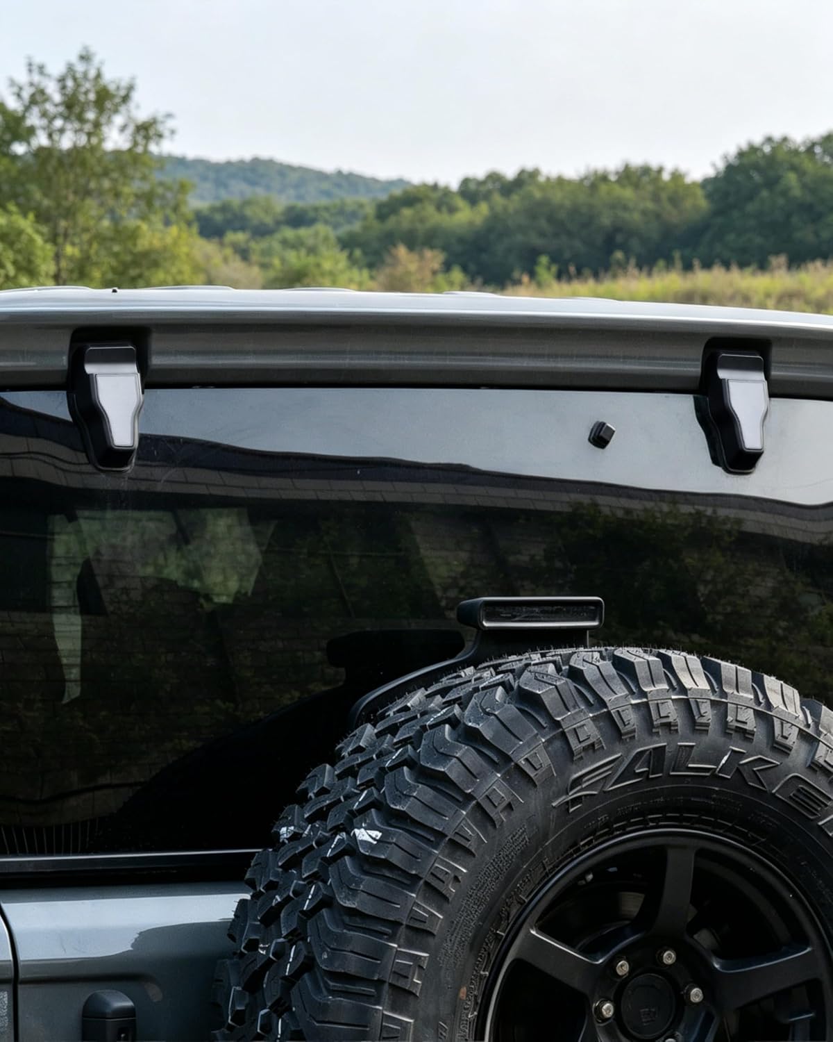 LED Rear Window Light for 2018-2021 Wrangler JL, Red Running Brake Turn Signal White Reverse Lamp Rear Tailgate Glass Hinge Mounted Light for Jeep Wrangler JL 2018-2021 Accessories