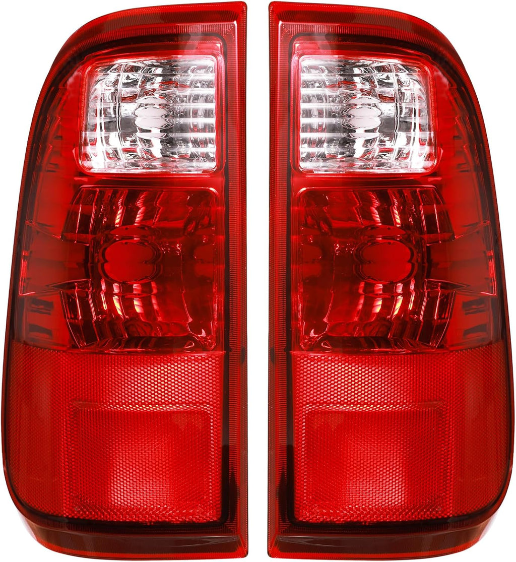 Boine Tail Light Compatible With 2008-2016 Ford F250 F350 F-250 F-350 Driver and Passenger Side Rear Light Brake Lamps Replaces FO2800208 FO2801208