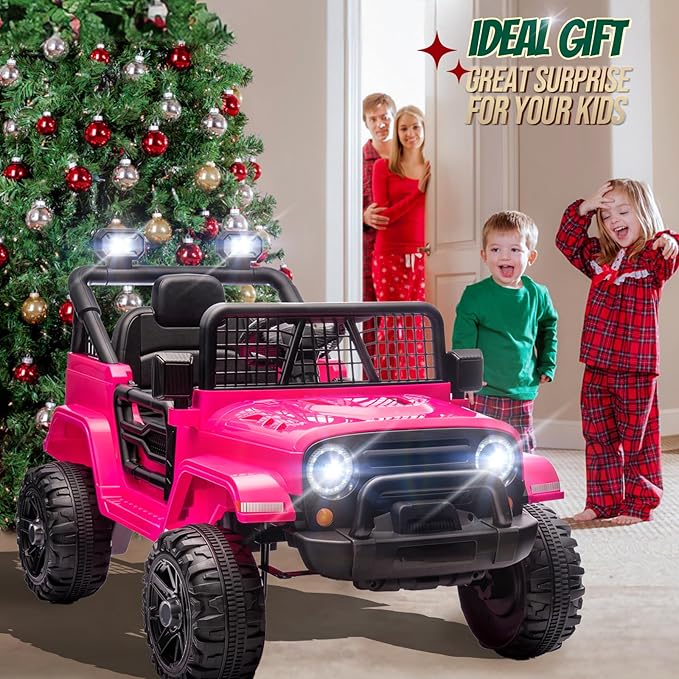 JOYMOR 12V Kids Ride on Truck - Image 8