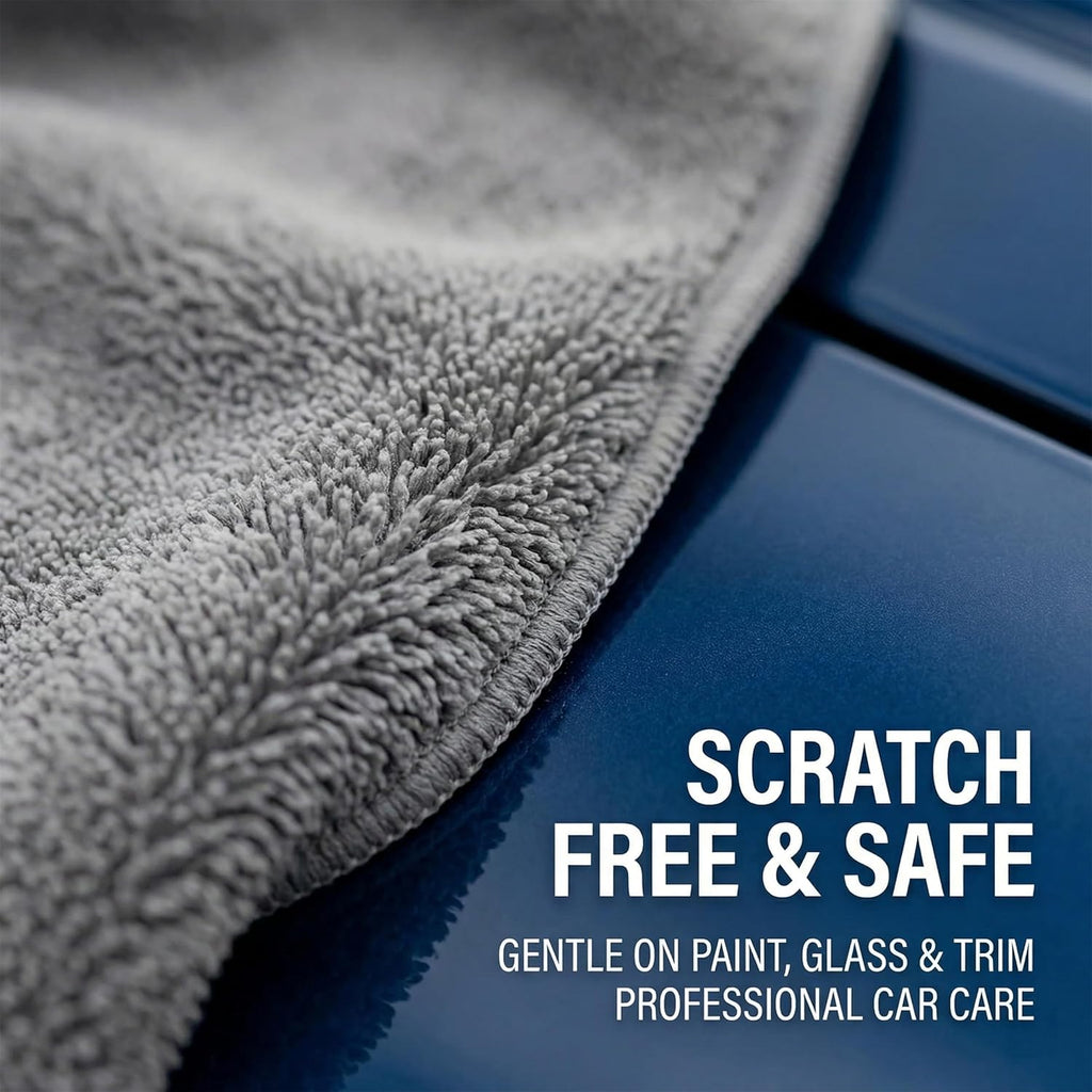 2 Pack Professional Large Microfiber Car Drying Towels (31" x 24"), Microfiber Towels for Cars, Scratch Free, Lint Free, Highly Absorbent Quick Drying Towel Cloth for Cars, Trucks Boats, Car Detailing