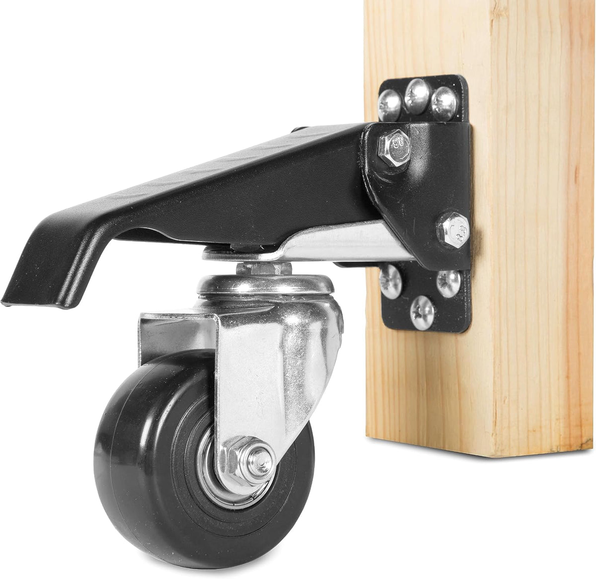 wen retractable workbench casters, 3-inch diameter wheels, 800-pound, main product view