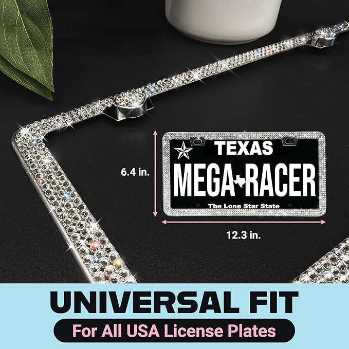 Dazzling Bling License Plate Frames - Image 2
