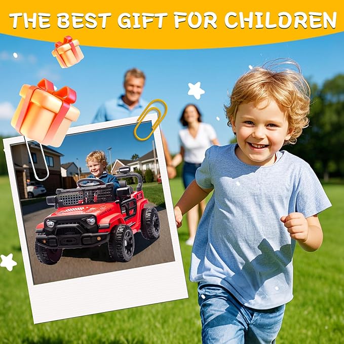 24V Ride on Toys with Parents Control, Ride on TruckCar with Four-Wheel - Image 7
