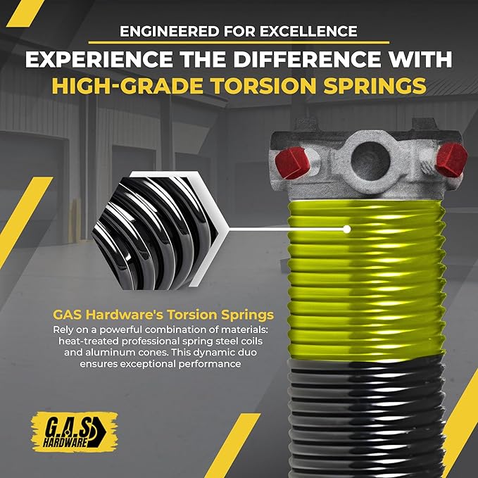 Garage Door Torsion Spring 207x1.75x23 Includes 1” Steel Bearing, Non-Slip - Image 6
