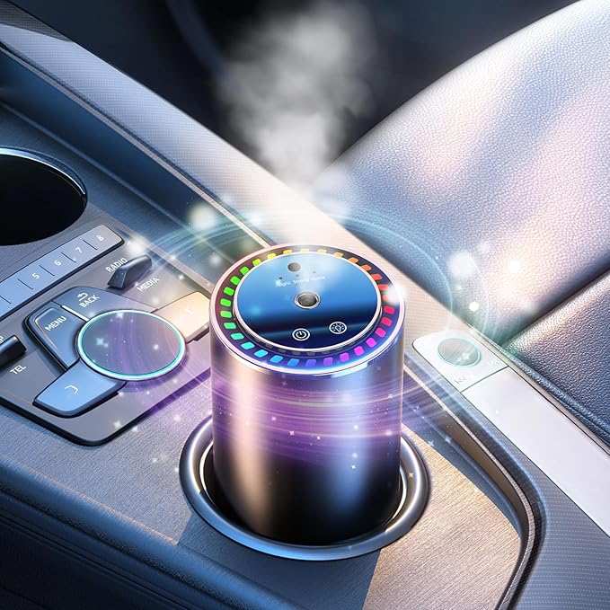 Oil Diffuser for Home and Car Smart Air Freshener, Auto On/Off by AI Chip by AREDAN