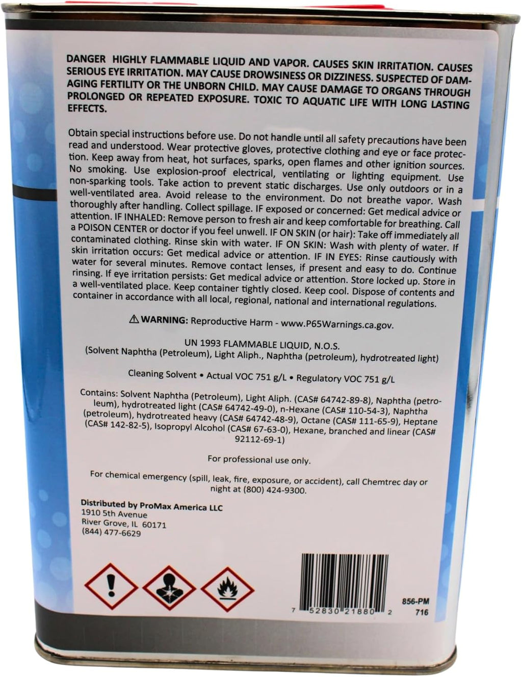 Wax & Grease Remover 1 Gallon, Surface Prep Cleaner | Tar Removal, Wax Removal, Oil Removal, Silicone Rem, Paint Prep, Sanding Prep, Auto Body, Clean Surface
