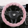 Luxury Fluffy Winter Car Steering Wheel Cover by HighnessHwoo