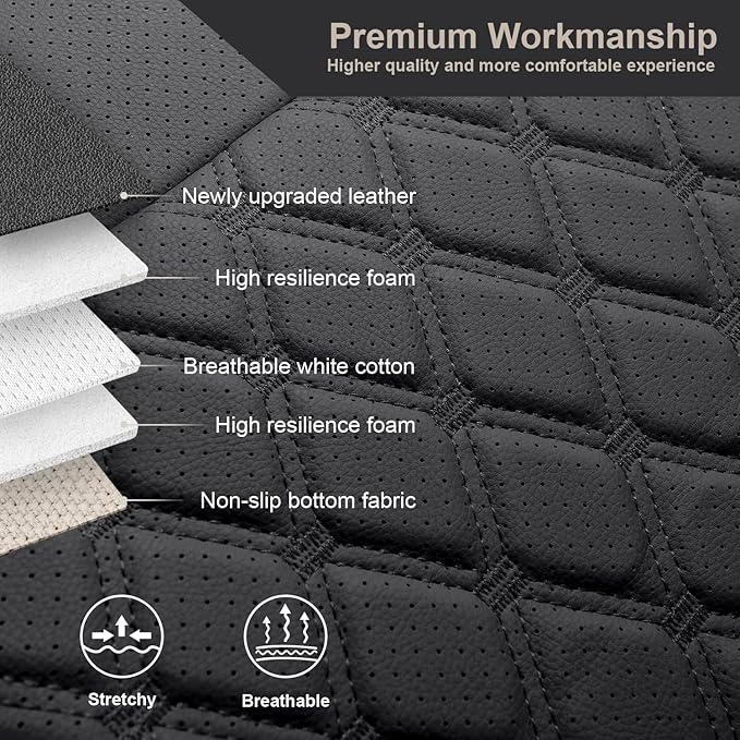 GIANT PANDA Customized Full Set Car Seat Covers - Image 7