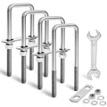 4 sets square u bolts 2 inch wide,m12, main product view