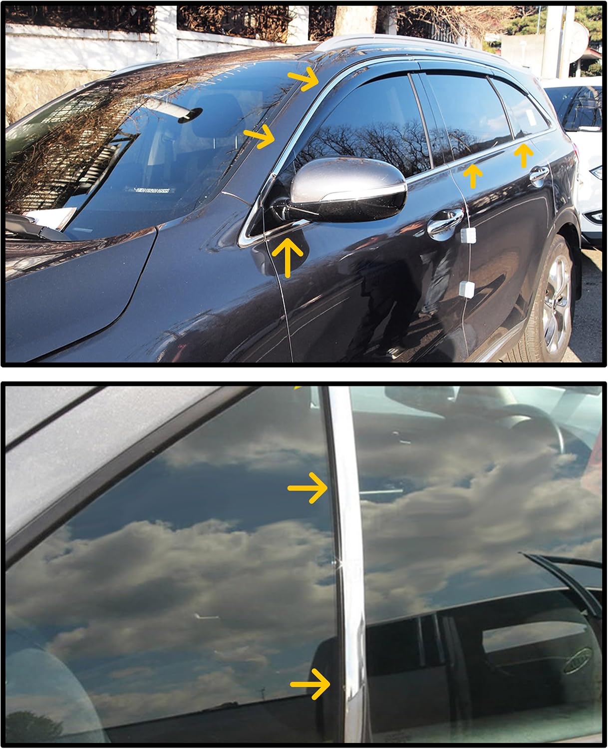 25FT Chrome Trim,Chrome Trim Molding,Car Accessories Chromes Strips for Cars,Body Side Molding Trim,Chromes Trim Tape,1/2" Automotive Trim Molding for Used on Car Bumpers,Sides,Door,Roofs