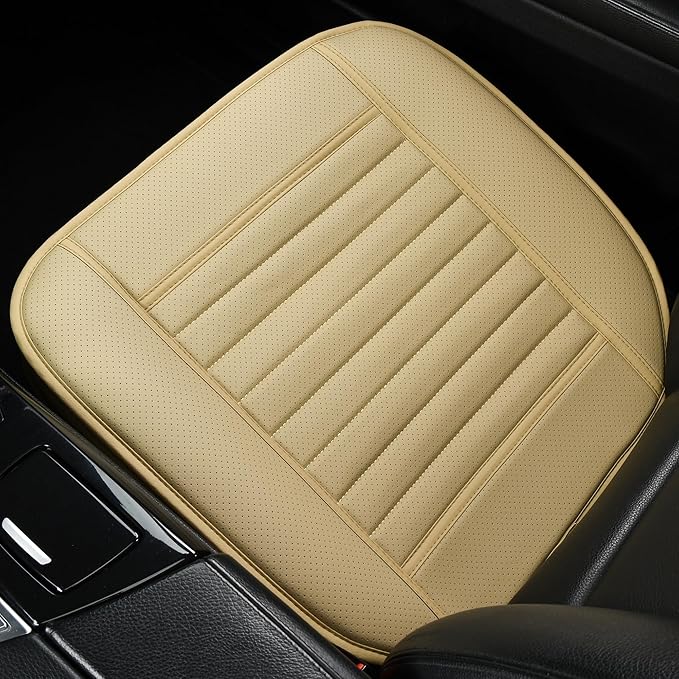2pc Edge Wrapping Comfortable Car Front Seat Covers, Seat Protectors, Anti-Slip - Image 2
