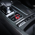Premium Aluminum Alloy Drive Mode Knob Cover Compatible with Kia Stinger 2018-2023 Accessories, Scratch-Proof, Weighted Feel (Red)