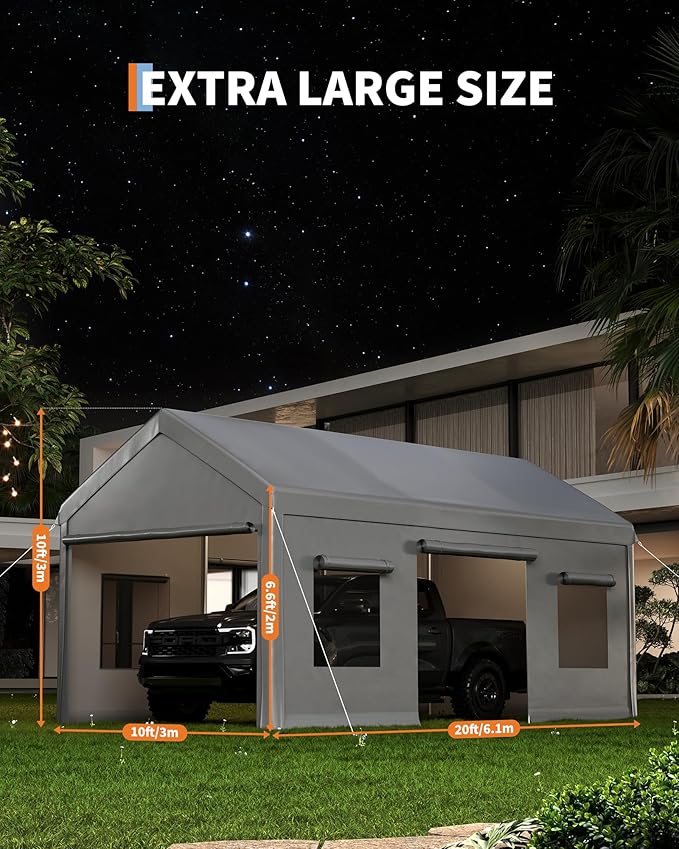 10 x 20ft Heavy-Duty Carport - Image 7