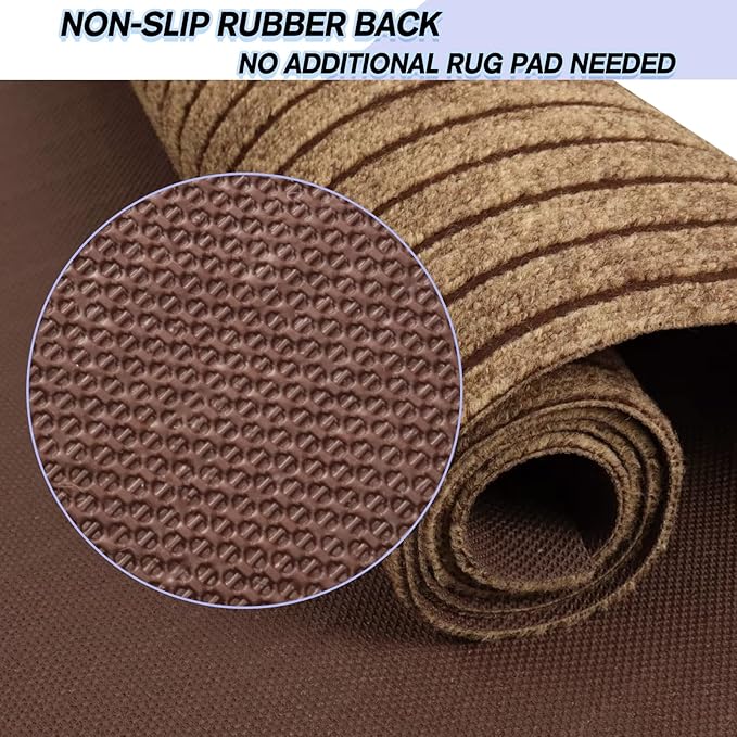 Custom Size Backed Non-Slip Area Rugs Runner, Easy Clean, Waterproof Runner Rugs - Image 4