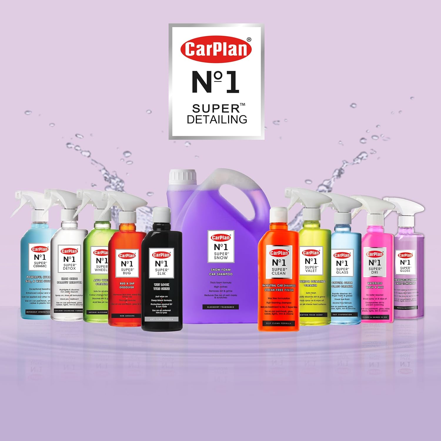 CarPlan No.1 Super Bug Spray with Trigger, Sap and Insect Remover, 21 Fl Oz