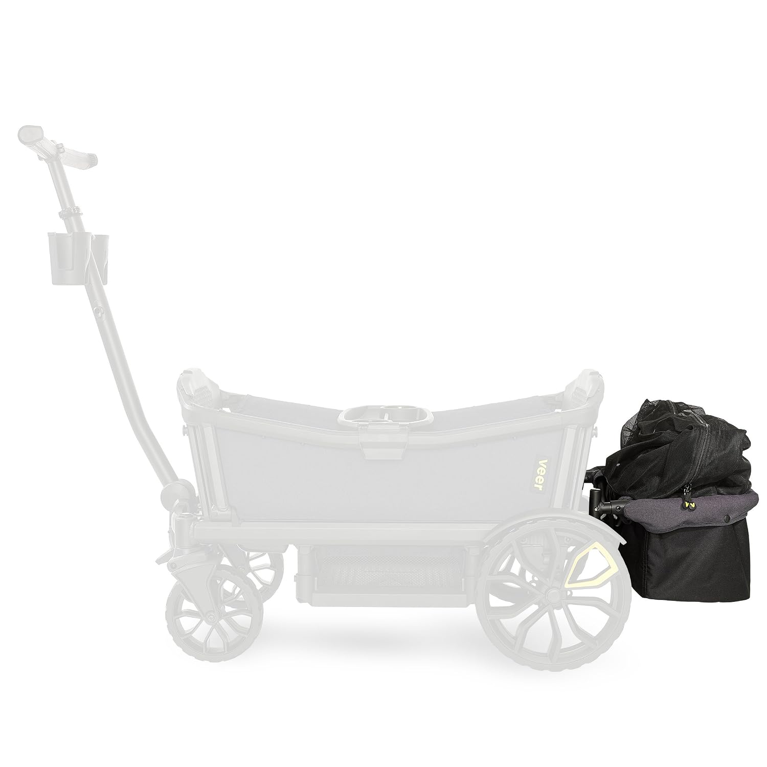 Veer Rear Foldable Storage Basket for Veer All-Terrain Cruiser XL 4 Seater. NOT Compatible with All-Terrain Cruiser 2 Seater or Cruiser-City Models.