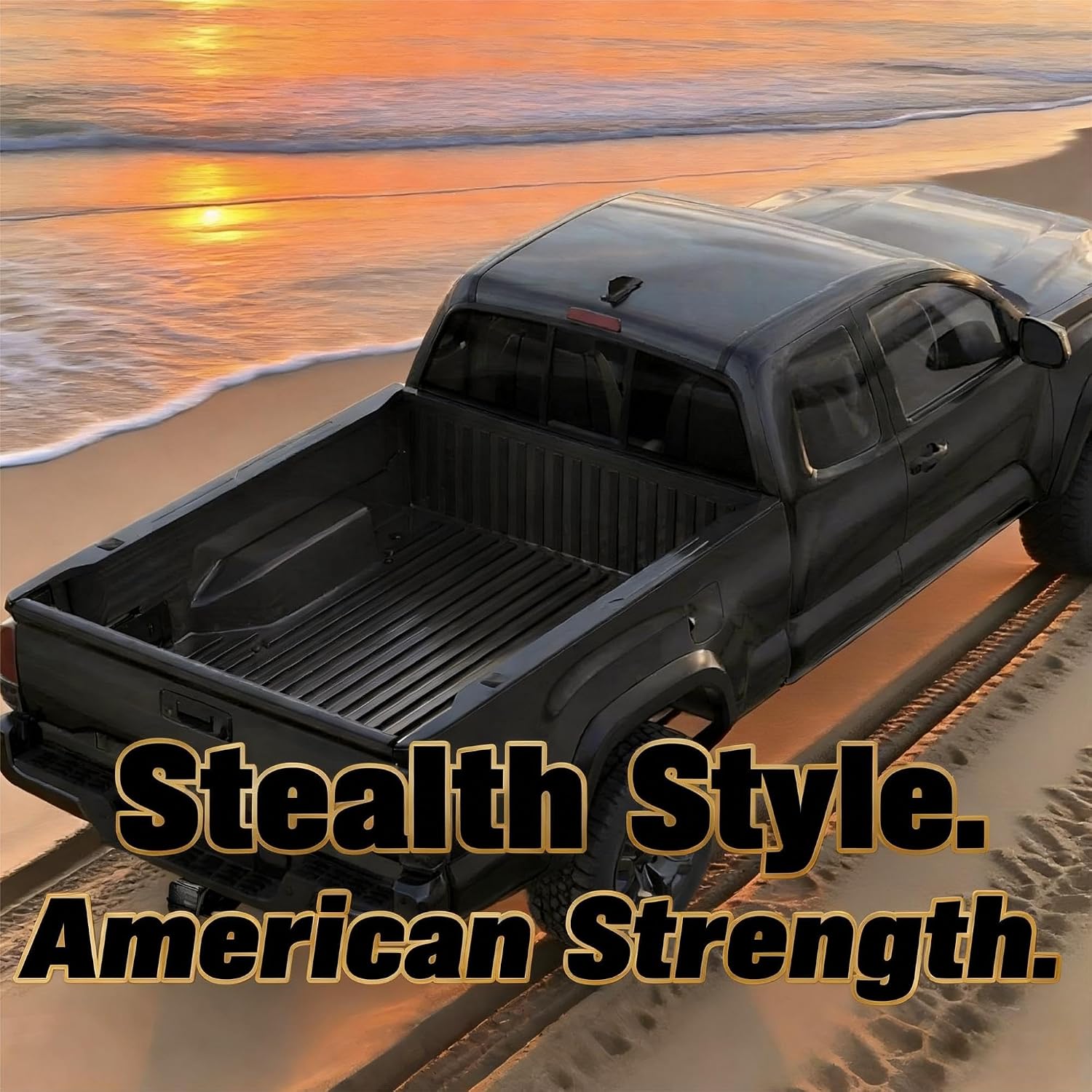 2" Hitch Cover with Retention Ring, CAR-WASH-Safe, Aluminum Flag Emblem, UV-Resistant Rubber Body Formulated to Prevent Cracking in Summer, Patriotic Hitch Plug (Black)