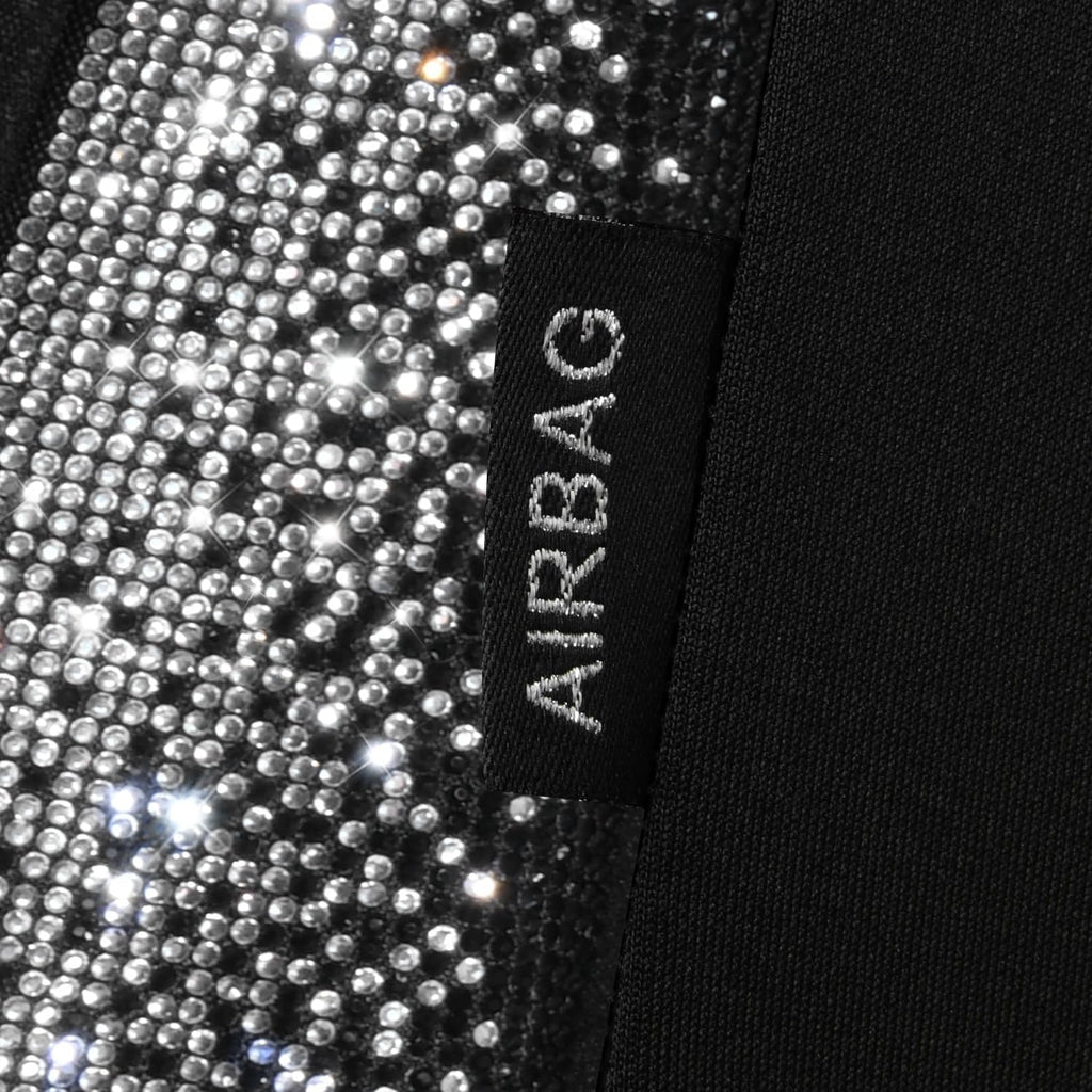 car pass bling diamond leather car seat covers showing dimensions