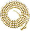 bren 2mm tennis necklaces for women men, 3, main product view