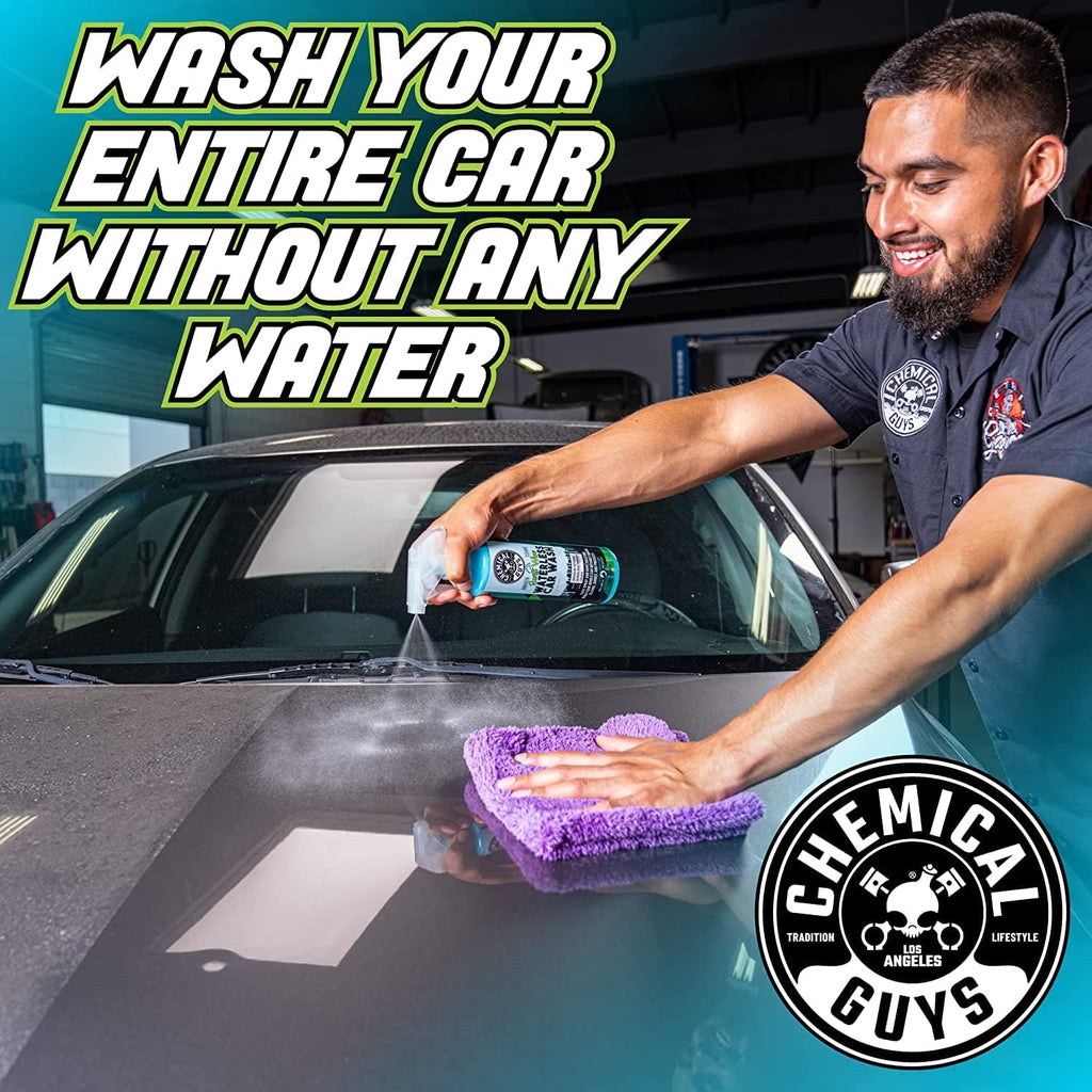 Chemical Guys Swift Wipe Waterless Car Wash, Safe for Cars, Trucks, Motorcycles, RVs & More, 16 fl oz (2-Pack)