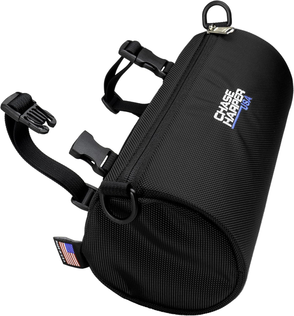 Chase Harper USA 10300 Black BC Barrel Bag - 3.5 Liters - Water-Resistant, Tear-Resistant, Industrial Grade Ballistic Nylon - Universal Fit