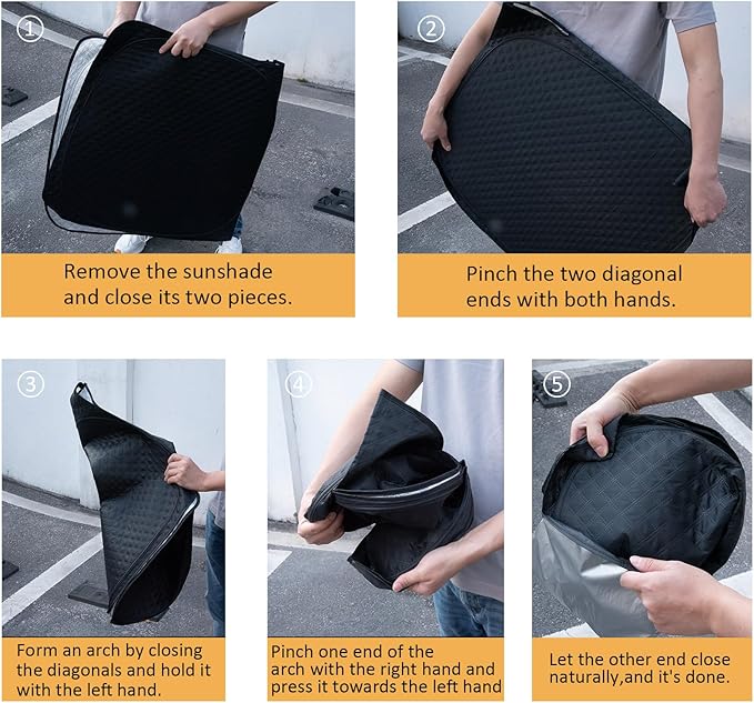 Car Windshield Sun Shade 5 Layers Thick - Image 6