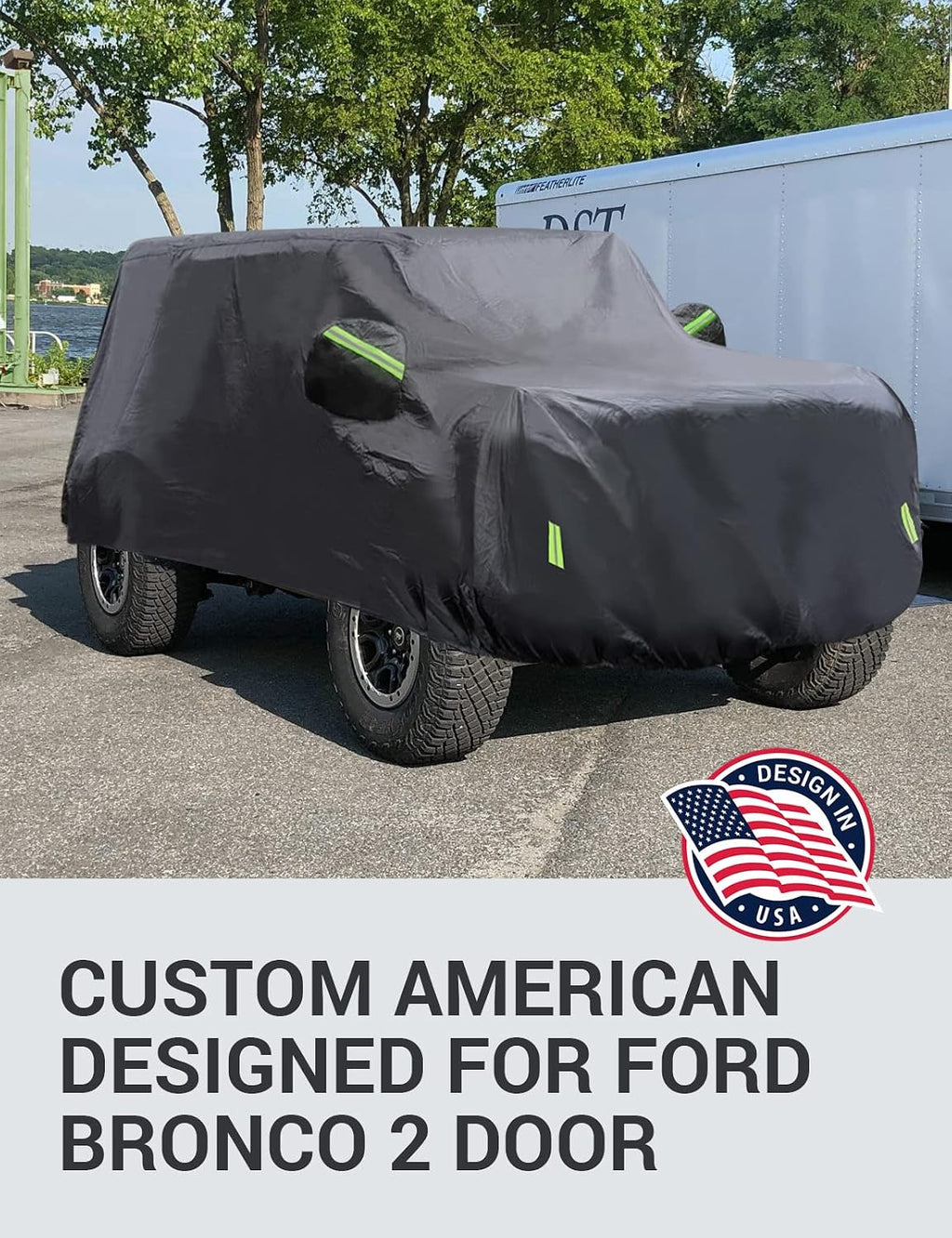 proadsy custom fit car cover for 2021-2026 ford shown in use