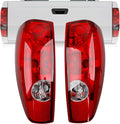 Tail Light Assembly Compatible with 2004-2012 Chevy Colorado/GMC Canyon, Left & Right Halogen Rear Tail Lamps, Brake Taillight Housing Replaces GM2800164 GM2801164
