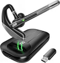 Bluetooth Headset V5.3, 96H Talktime, Wireless Earpiece