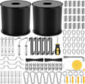 flasoo 215pcs string light hanging kit, outdoor light, main product view