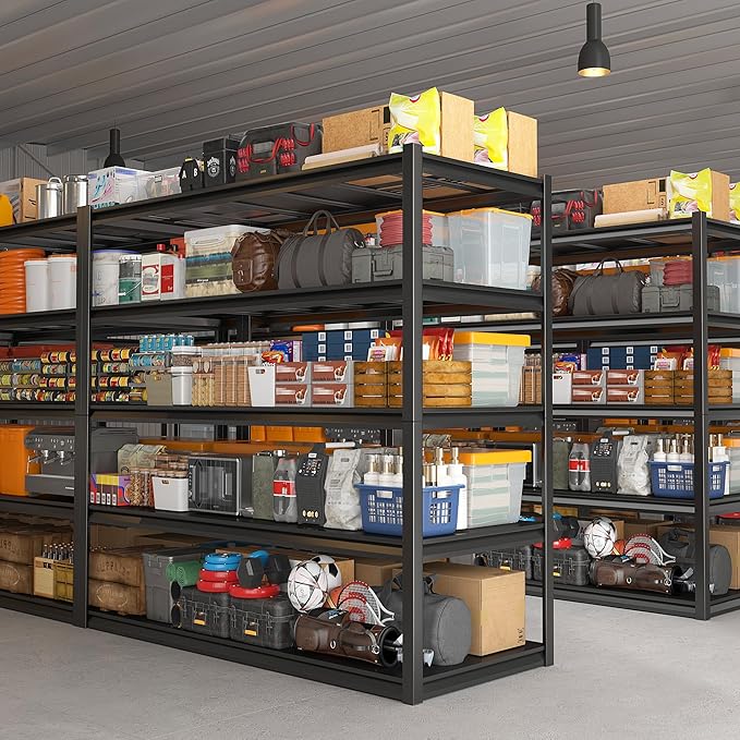 REIBII Garage Shelving 48.2" W Storage Shelves 3000LBS Metal Shelving Heavy - Image 8