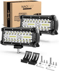 naoevo 7 inch led light bar, 240w 24,000lm, main product view