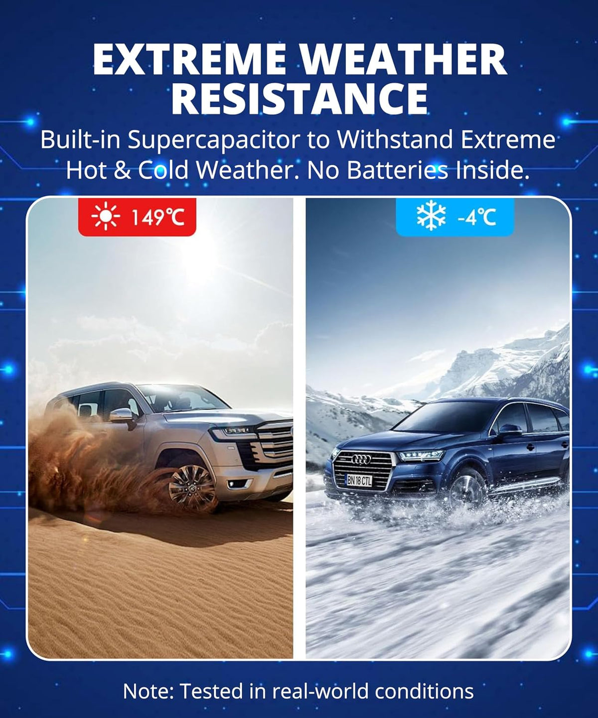 viofo a119 v3 dash cam, 2k front recording, close-up detail
