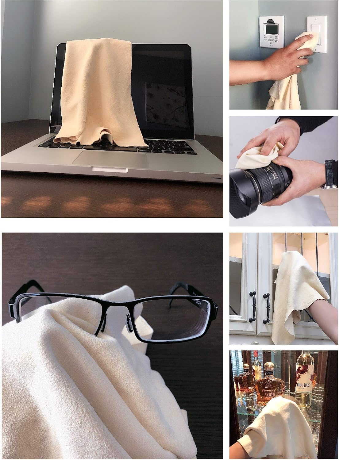 SHEEPSKIN ELITE Chamois Drying Cloth Car Drying Towel Real Leather Super Absorbent Fast Drying Natural Chamois Car Wash Cloth Accessory (2.5 sq. ft.)