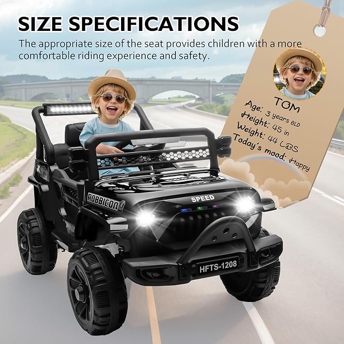 24V Ride on Toys with Parents Control, Ride on Truck Car with Four-Wheel - Image 8