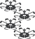 ISKYDRAW LED Garage Lights, 4 Pack Garage Lighting 260W 26000LM Bright Shop