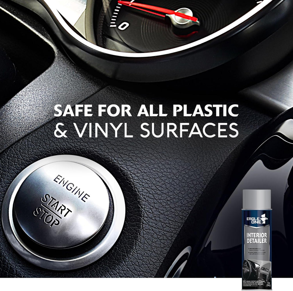 Eagle One Car Interior Detailer, One Step Detailer Spray for Cars, Trucks, 12 Oz