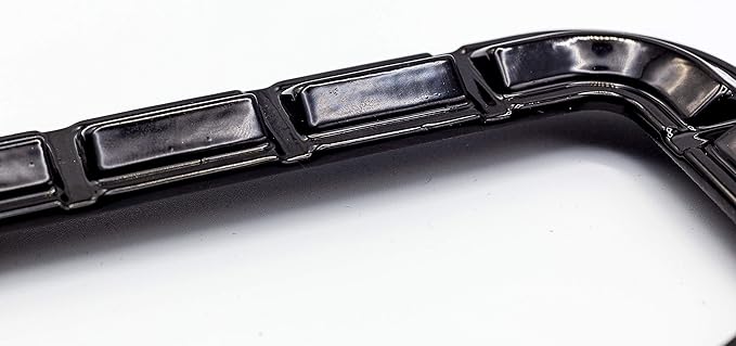 Creathome 3D Brilliance Black License Plate Frames, Pure Zinc Alloy Metal - Image 8