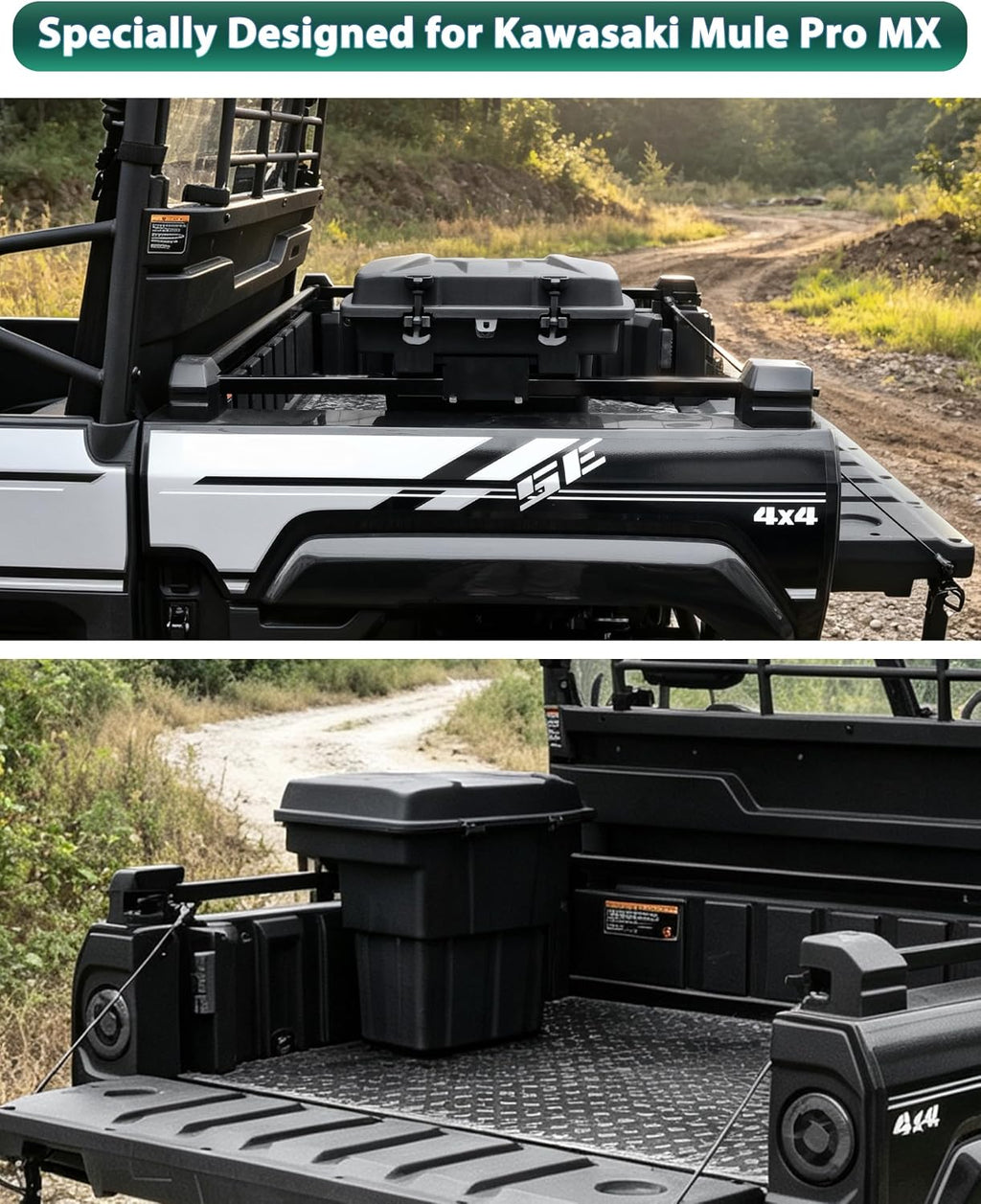 Cargo Storage Box for Kawasaki Mule Pro MX 2019-2026 Accessories